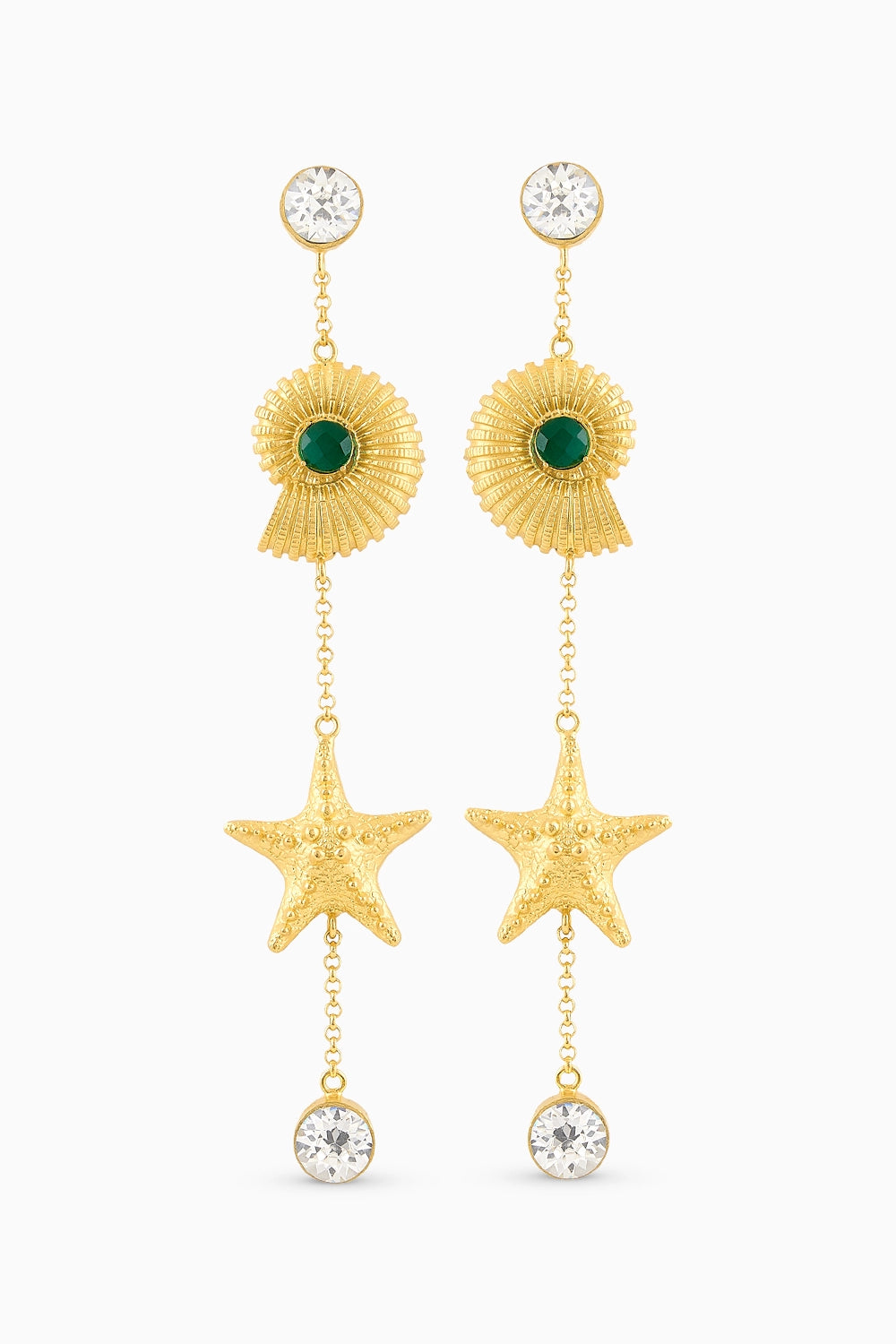 Shell Cascade Earrings