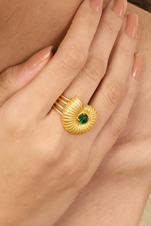 Shell Trinity Ring