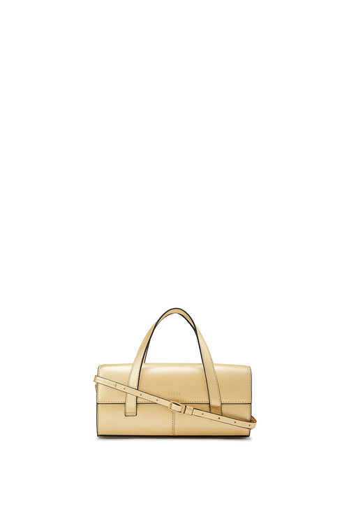 Michelle Metallic Silver Mini Crossbody Bag