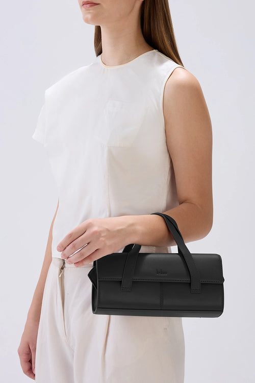 Michelle Nappa Black Mini Crossbody Bag