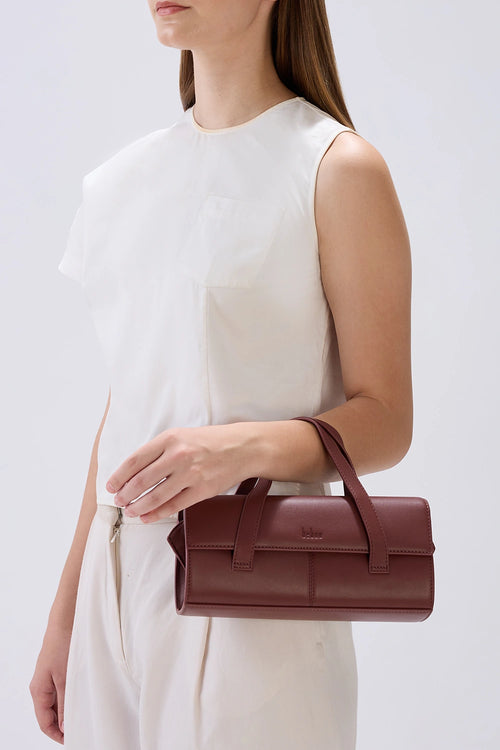 Michelle Mini Brick Nappa Crossbody Bag