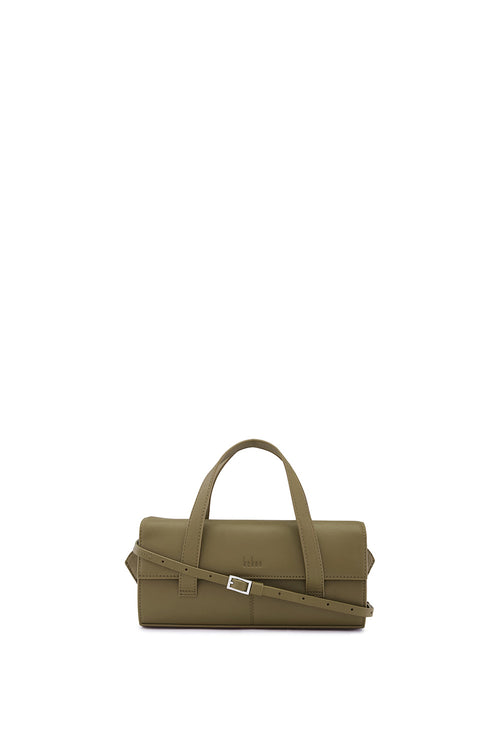 Michelle Nappa Wood Mini Crossbody Bag