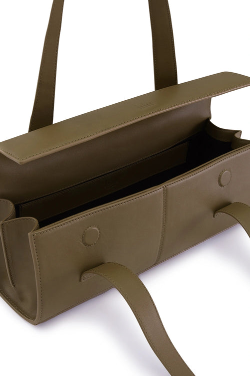 Michelle Wood Nappa Shouler Bag