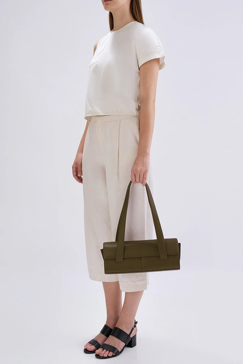 Michelle Wood Nappa Shouler Bag