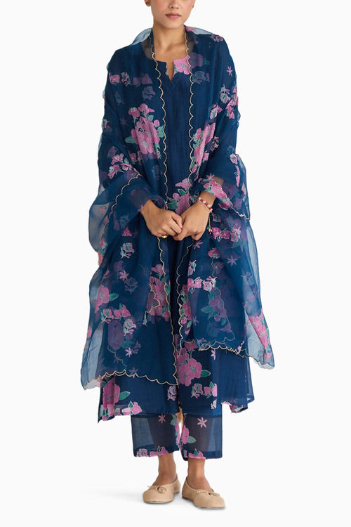 Midnight Blue Bougainvilla Set