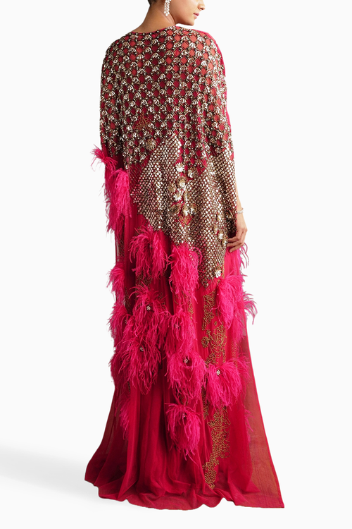 Midnight Dress with Cape