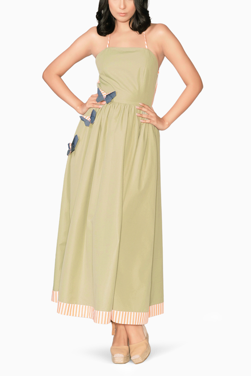 Millie Artichoke Green Dress