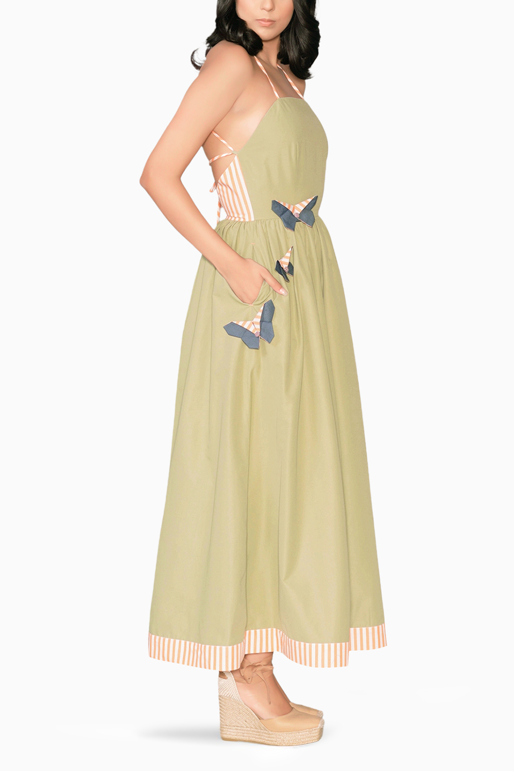 Millie Artichoke Green Dress