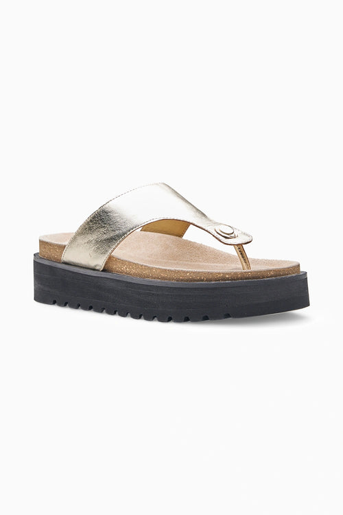 Milton Gold Sandal