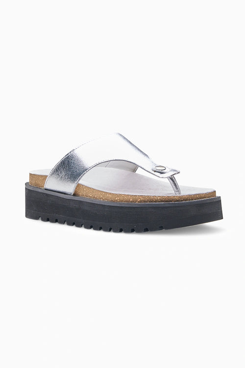 Milton Silver Sandal