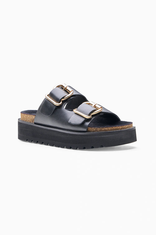 Milton Black Sandal