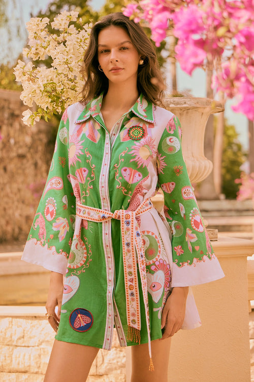 Green Athena Dress