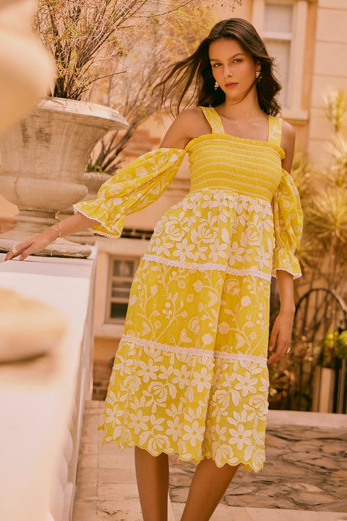 Yellow Becca Dress