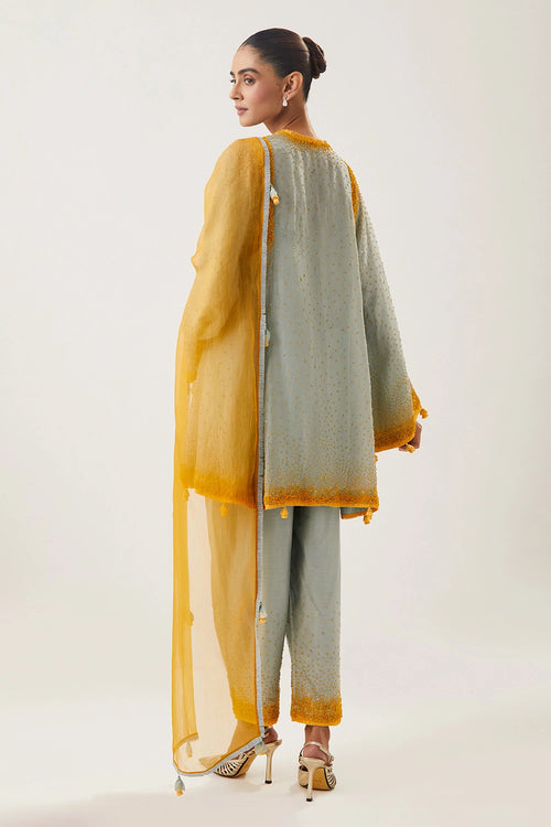 Nargis Powder Blue Kurta Set