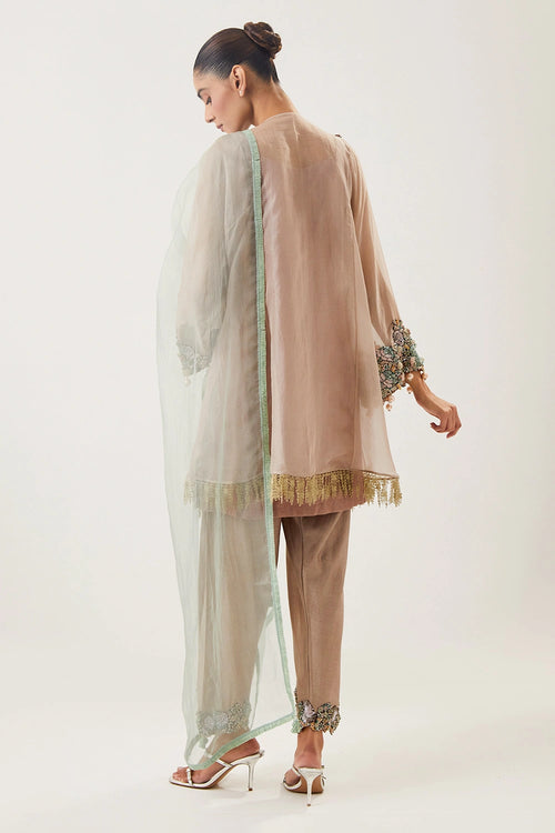 Zeenat Lilac Kurta Set