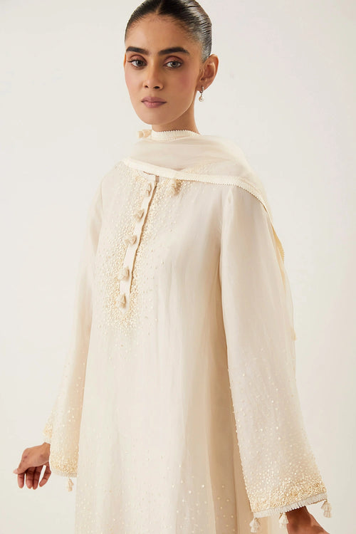 Meera Ivory Kurta Set