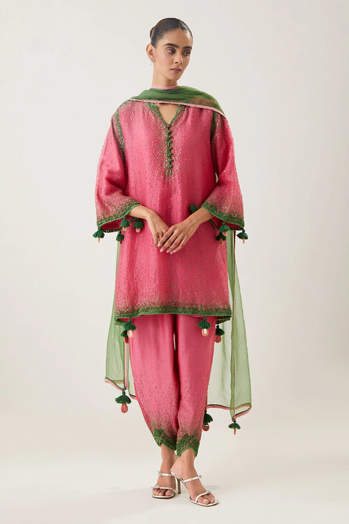 Mannat Rani Pink Kurta Set