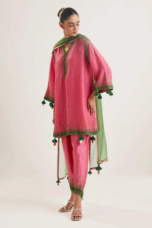 Mannat Rani Pink Kurta Set