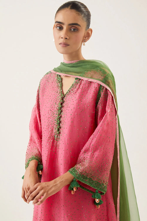 Mannat Rani Pink Kurta Set