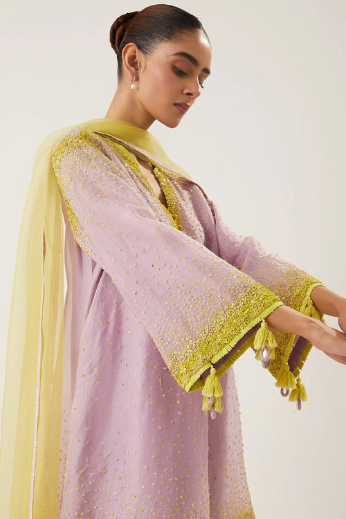 Mannat Lavender Kurta Set