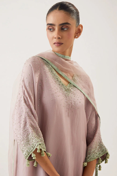 Ruhani Lilac Kurta Set