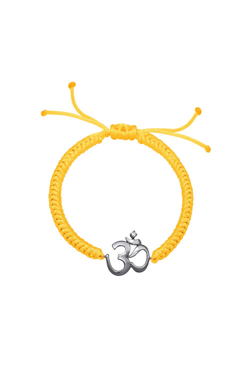OM Cord Rakhi 14KT Gold Bracelet