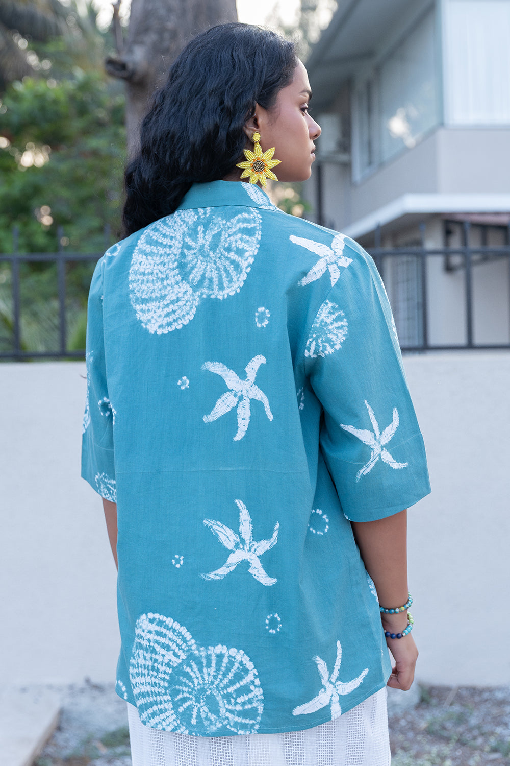 Seashell Camp Collar Shirt