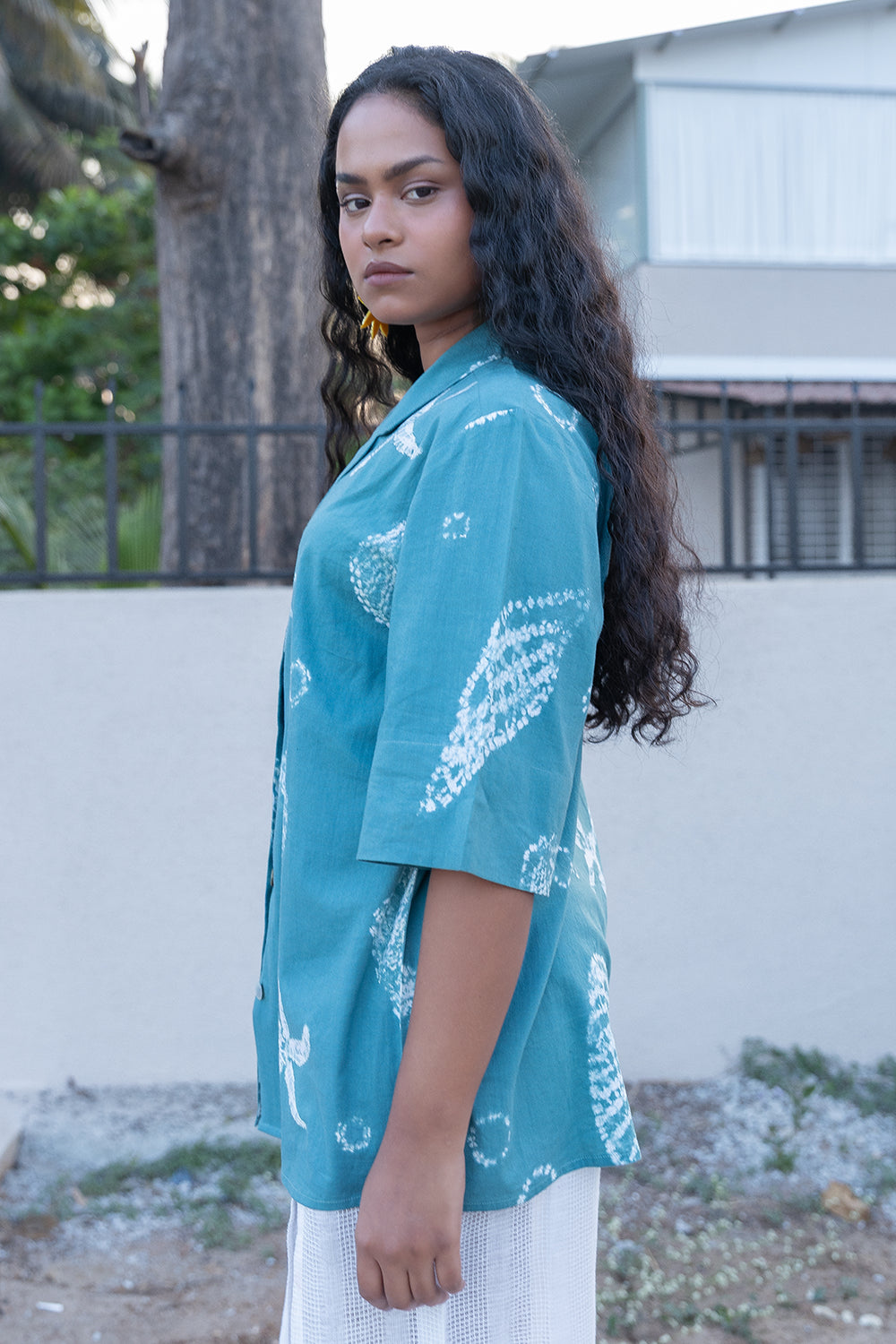 Seashell Camp Collar Shirt
