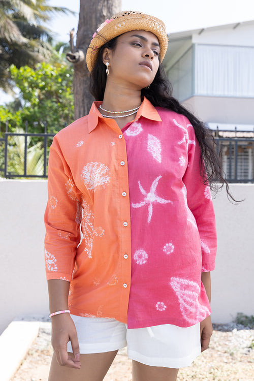 Sunset Fade Button Down Shirt