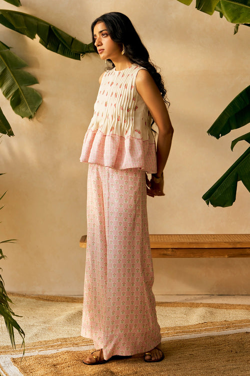 Rouge Mist Palm Co-ord Set