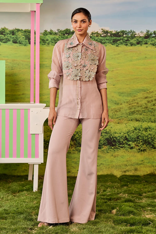 Rosewood Bib Shirt Roxy Co-ord Set