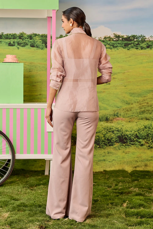 Rosewood Bib Shirt Roxy Co-ord Set