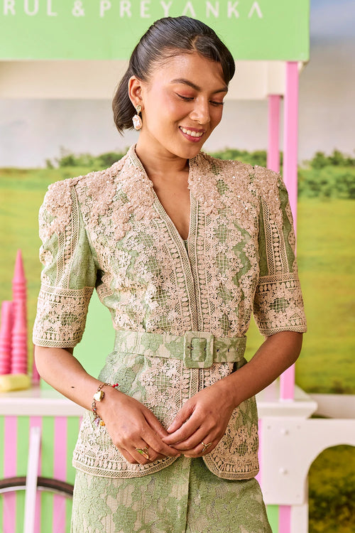 Marble Green And Beige Julian Set