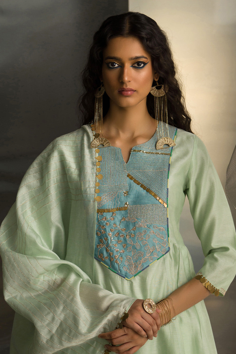 Mint Green Sharara Set