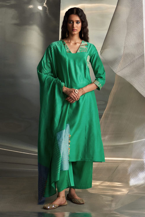 Lush Green Kurta Set