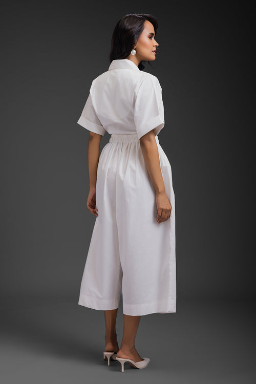 White Luminious Jumpsuit