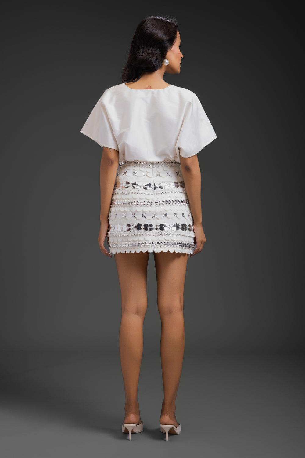 White Luminious Skirt