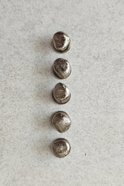 Iris Silver Button Set