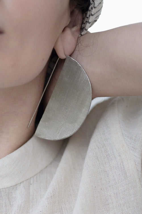 The Other Half Silver Earrings