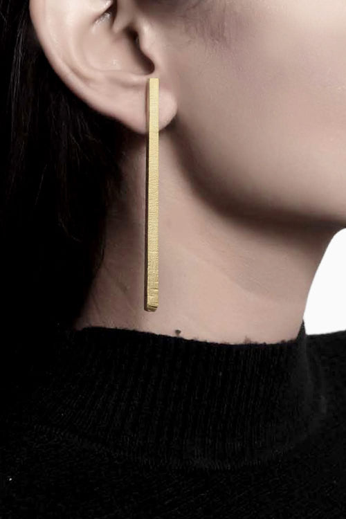 Less Is More Golden Earrings