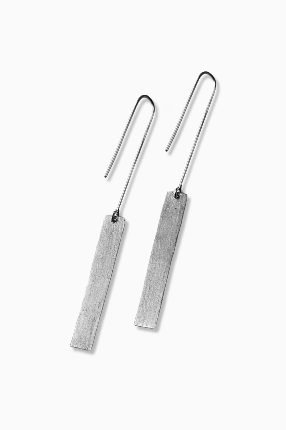 Hook Up Silver Earrings