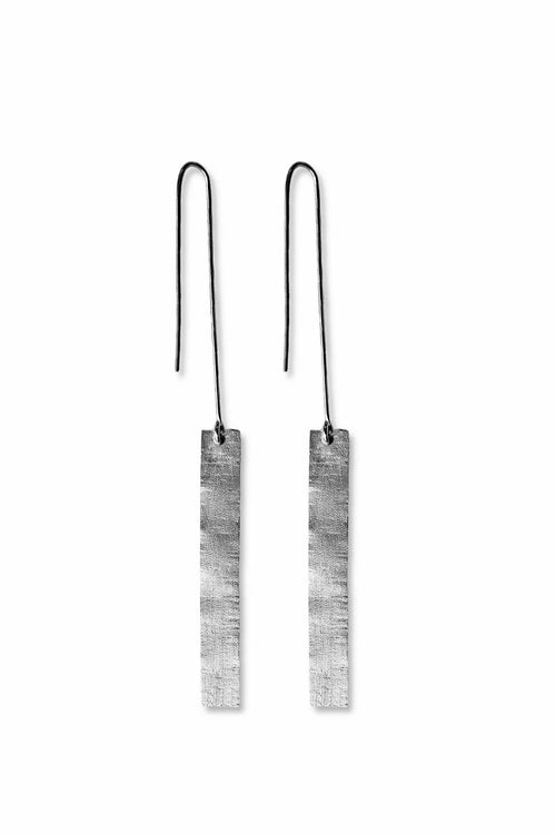 Hook Up Silver Earrings