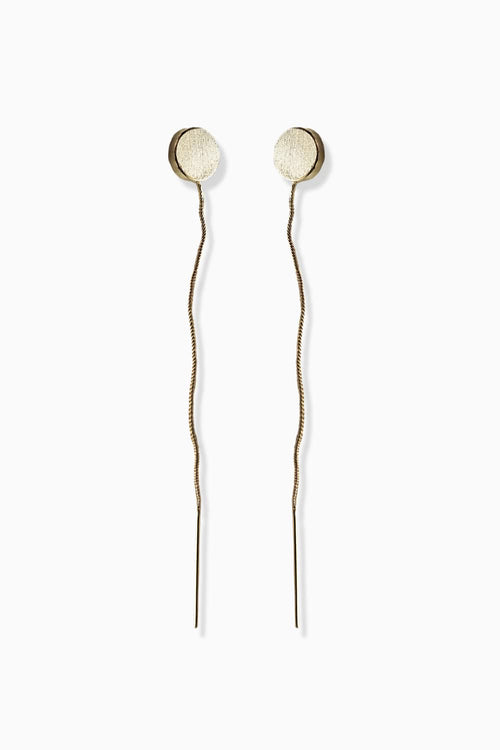 Shooting Moon Golden Earrings