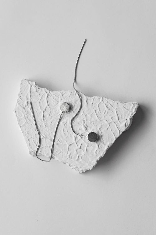 Shooting Moon Silver Earrings