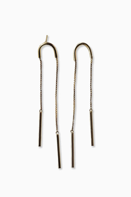 Bias Golden Earrings