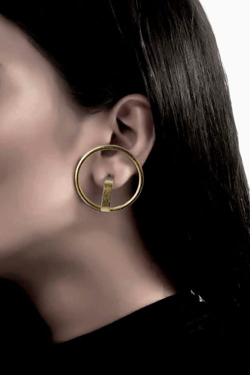 Orb Golden Earrings