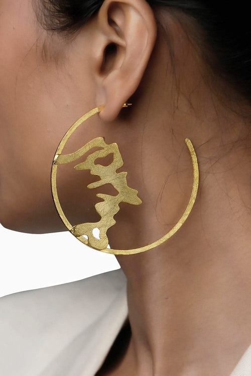 Beltza Golden Earrings