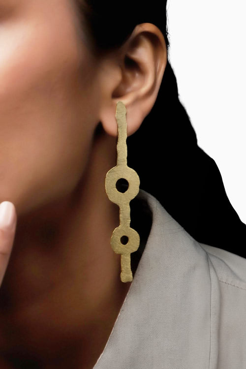 Lotura Golden Earrings