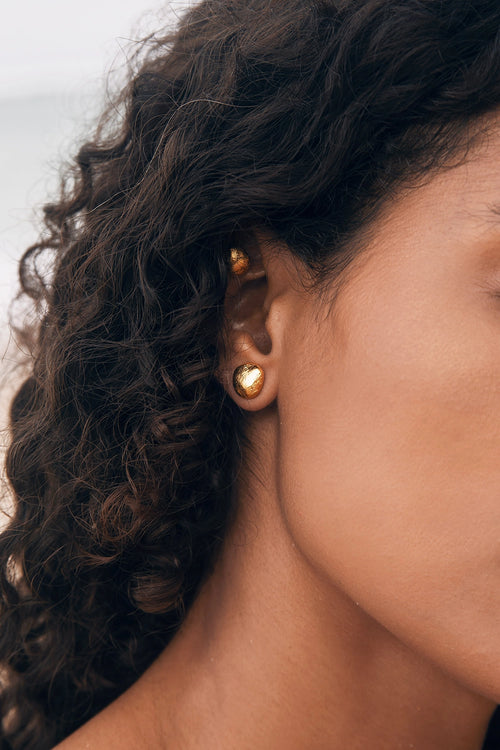 Sophie Large Golden Earrings
