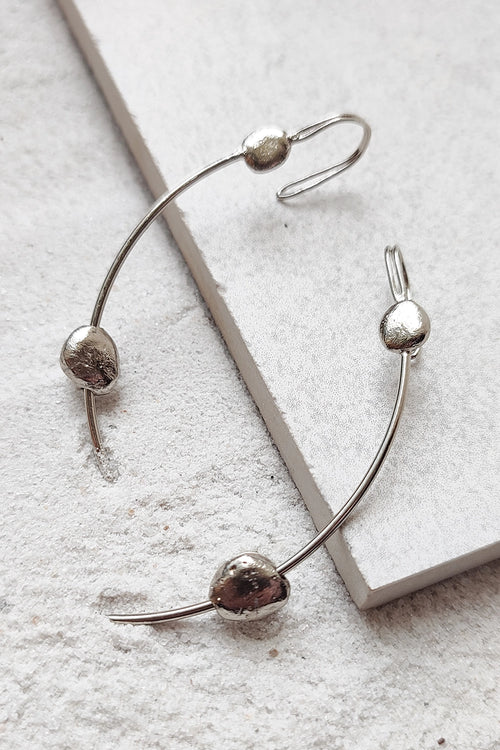 Mee Silver Earrings